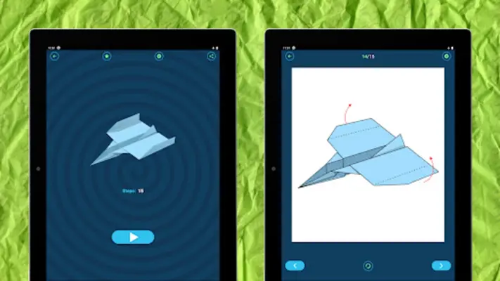 Origami Airplanes android App screenshot 1