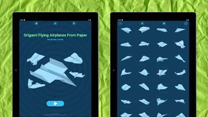 Origami Airplanes android App screenshot 2